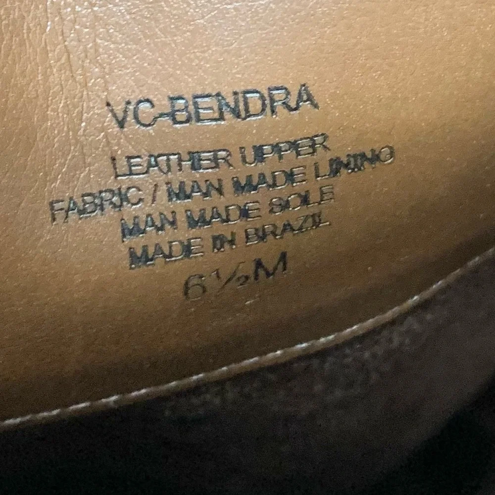Vince Camuto Bendra Cognac Knee Leather Riding Boots 6.5M